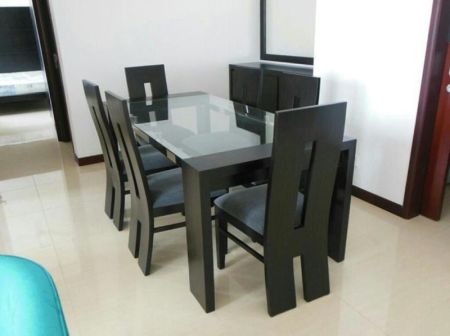 Dining room - OnThree20- 02 Bedroom Furnished Apartment for Sale in Colombo 02 (A3959)