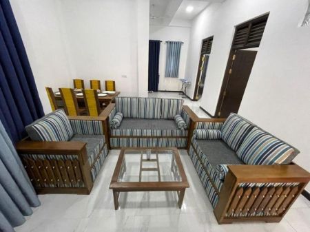 Living Room - COLOMBO APARTMENT - 2 Bedroom Fully Furnished Apartment for Rental - Dehiwala