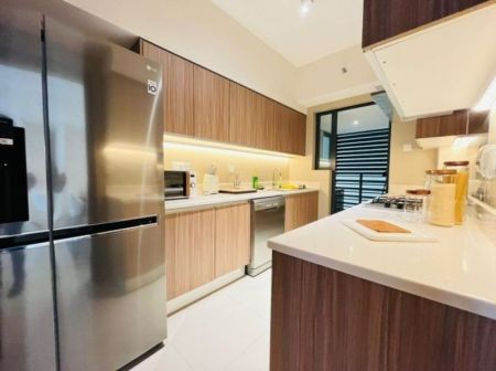 Kitchen - Havelock City - 03 Bedroom Furnished Apartment for Rent in Colombo 05 (A803)