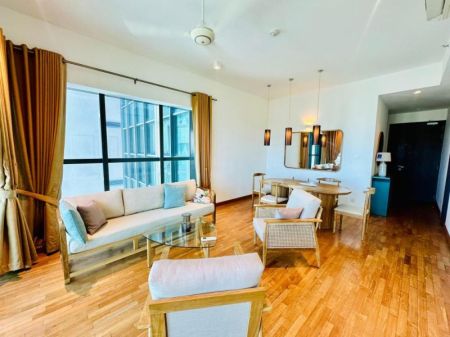 Living Room - Luna Tower Fully Furnished Luxury  2 BR Apartment For Sale in Colombo 02