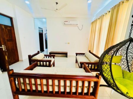 Living Room - Nugegoda 2 BR Furnished Apartment for sale 