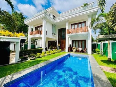 Pool - Super Luxury House With Furniture For Sale-Battaramulla