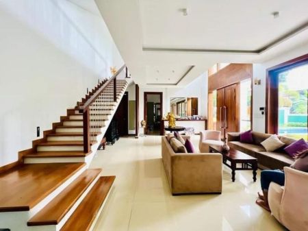 Living Room - Super Luxury House With Furniture For Sale-Battaramulla