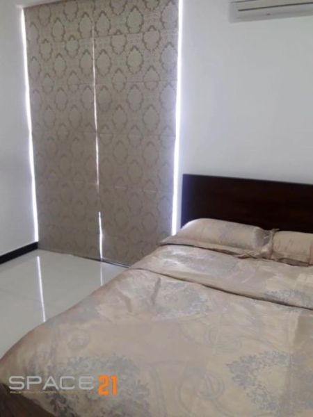 Bedroom - 2 Bedroom fully furnished apartment for rent from a lower floor at LKR 150,000 on De Saram Road Mount Lavinia