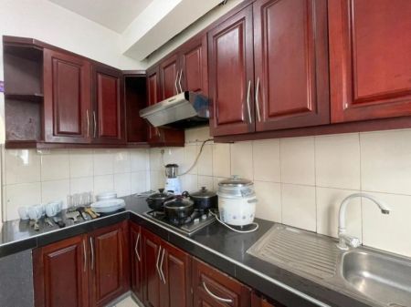 Kitchen -  2-Bedroom Fully Furnished Apartment long-Term Rental in Wellawatta