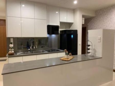 Kitchen - Luxury Apartment For Rent In Grand Ward Place Colombo 07 Ready To Move In!