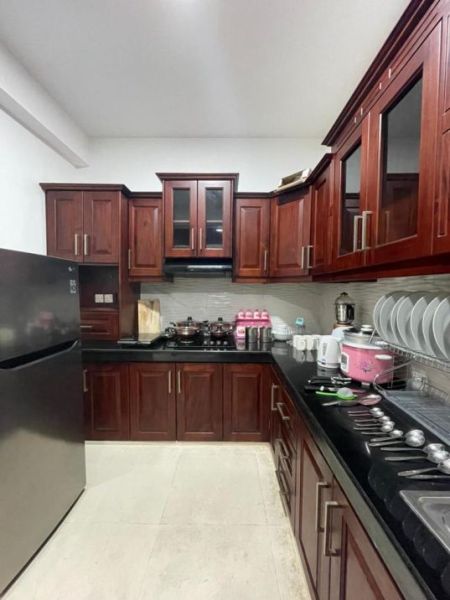 Kitchen - Fully Furnished 3 Bedroom Apartment short-Term Rental in Dehiwala