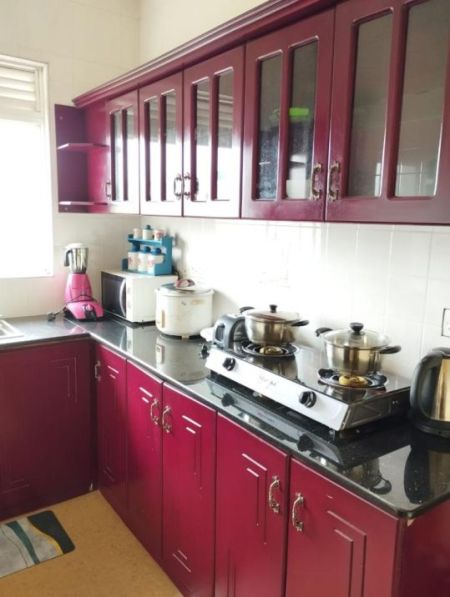 Kitchen - 3-Bedroom Fully Furnished Apartment Short-Term Rental in Kalubowila