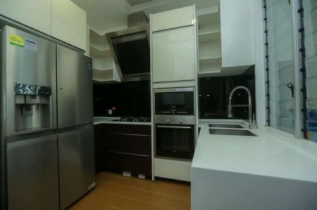 Kitchen - RENT Luxury Apartment  SEVENTH SENSE at Colombo 7.