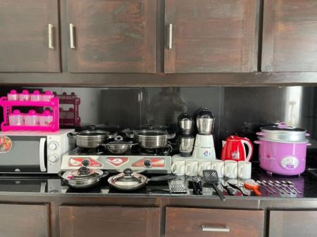 Kitchen - Fully Furnished 2 Bedroom Apartment long Term Rental in Dehiwala