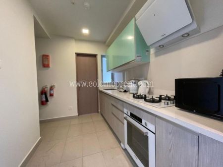 Kitchen - 2 Bedroom Unfurnished/Furnished Apartment for Rent at Capital Heights Rajagiriya