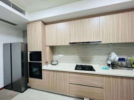 Kitchen - Astoria- 02 Bedroom Furnished Apartment for Rent in Colombo 03 (A550)