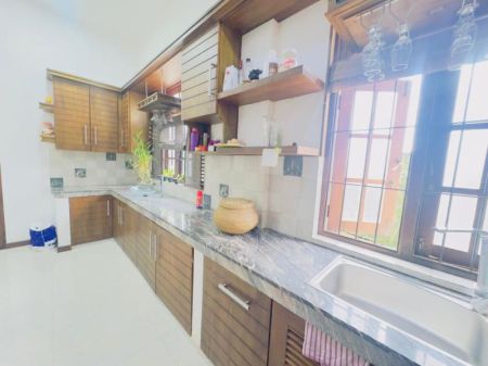 Kitchen -  ⭕️ (DH478) 3 storey Modern House for sale in malabe (With furniture)