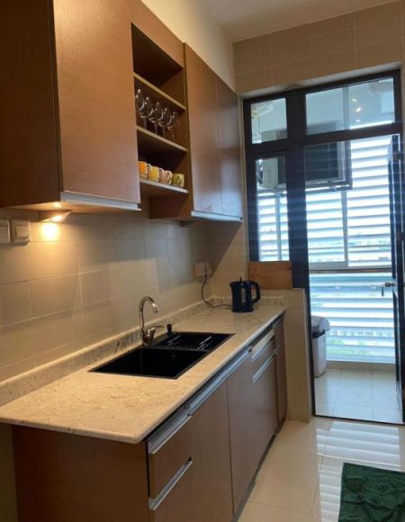 Kitchen - (A38530) Havelock City - 03 Rooms Furnished Apartment for Rent