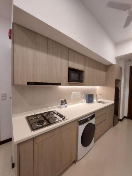 Kitchen - Tri-Zen - 1BR Luxury Apartment for Rent in Colombo 2 - EA644