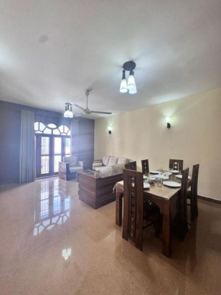 Dining room - Fully furnished apartment with 3 bedroom for rent in Kalubowila 