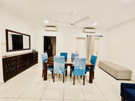 Dining room - ⭕️ (S793) Fully Furnished Urban homes apartment For Rent in Battaramulla (with furnitApartment  rent in Battaramulla 