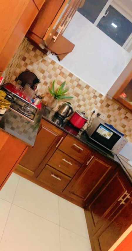 Kitchen - 2 bedrooms ~ Furnished apartment  at mount Lavinia for immediate sale 